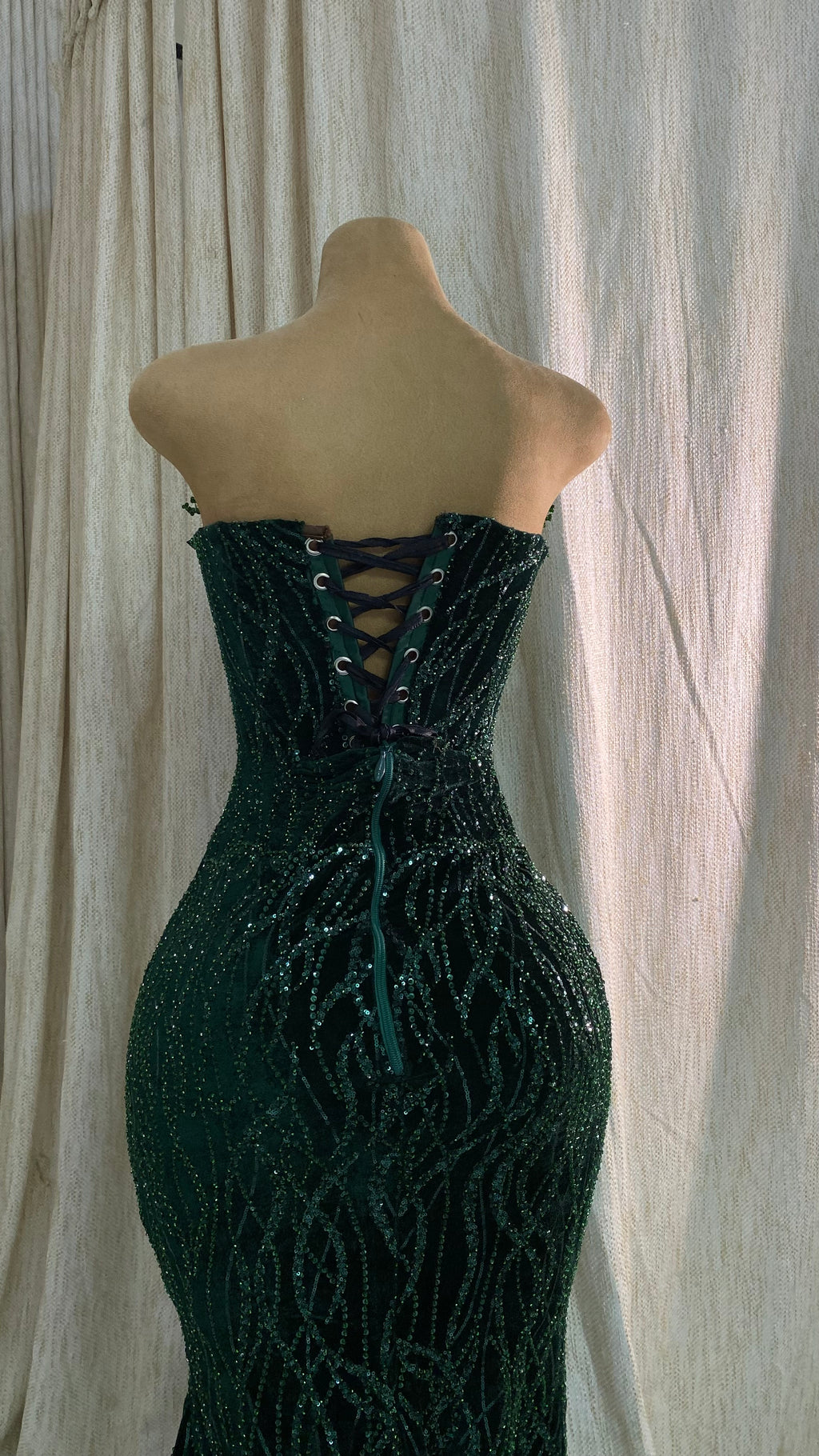 Enchanted Emerald Gown (L)