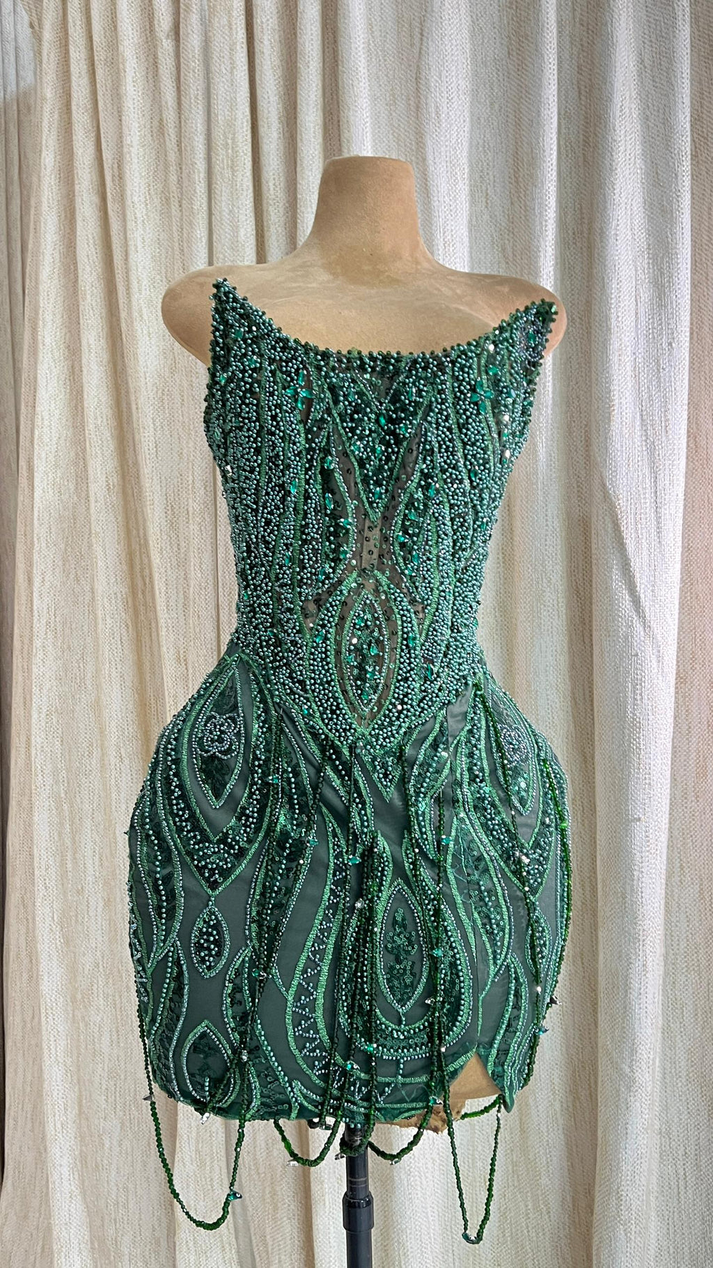 Emerald Royale Mini Dress (L)