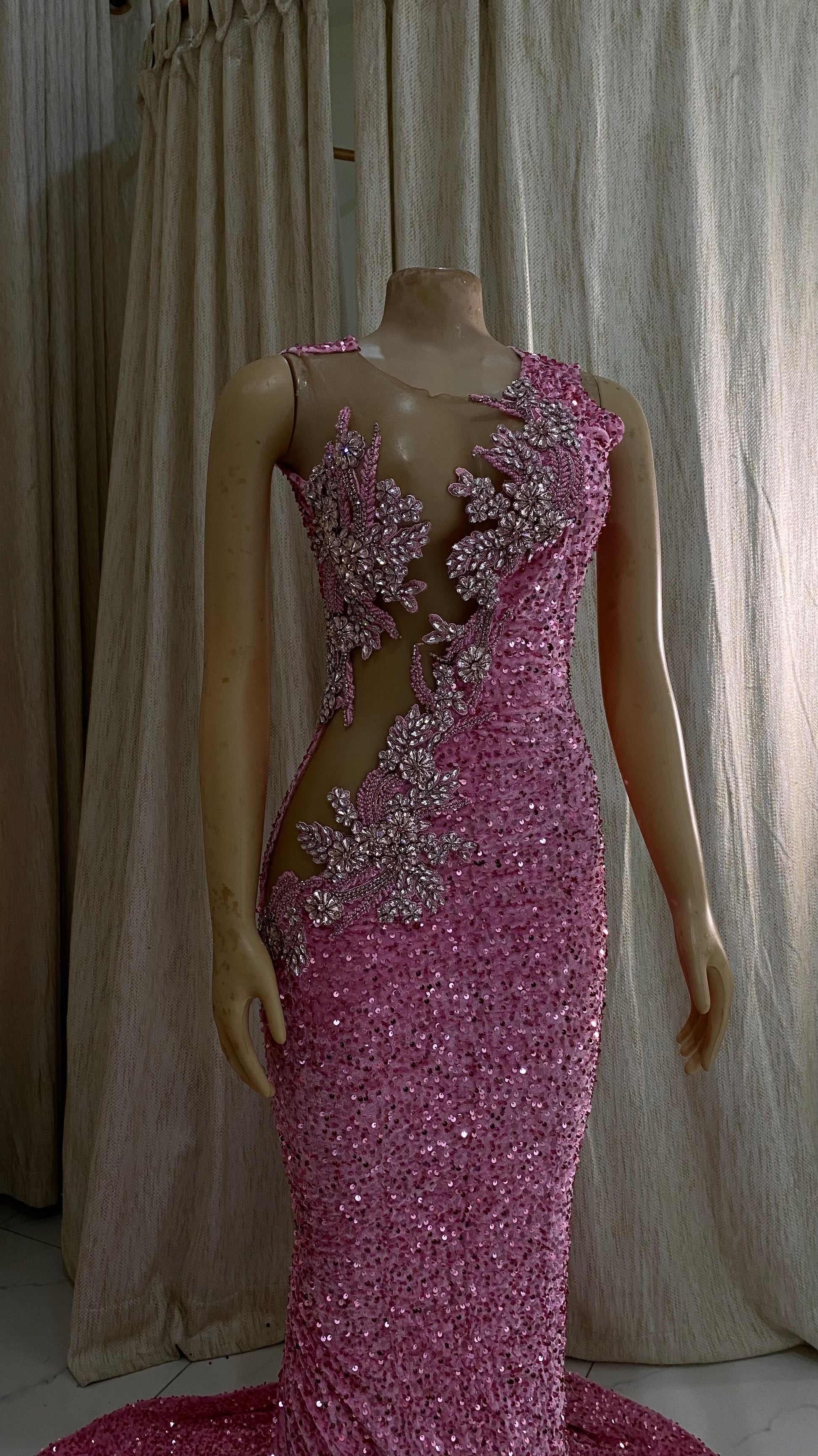 Pink Blossom Gown (M)