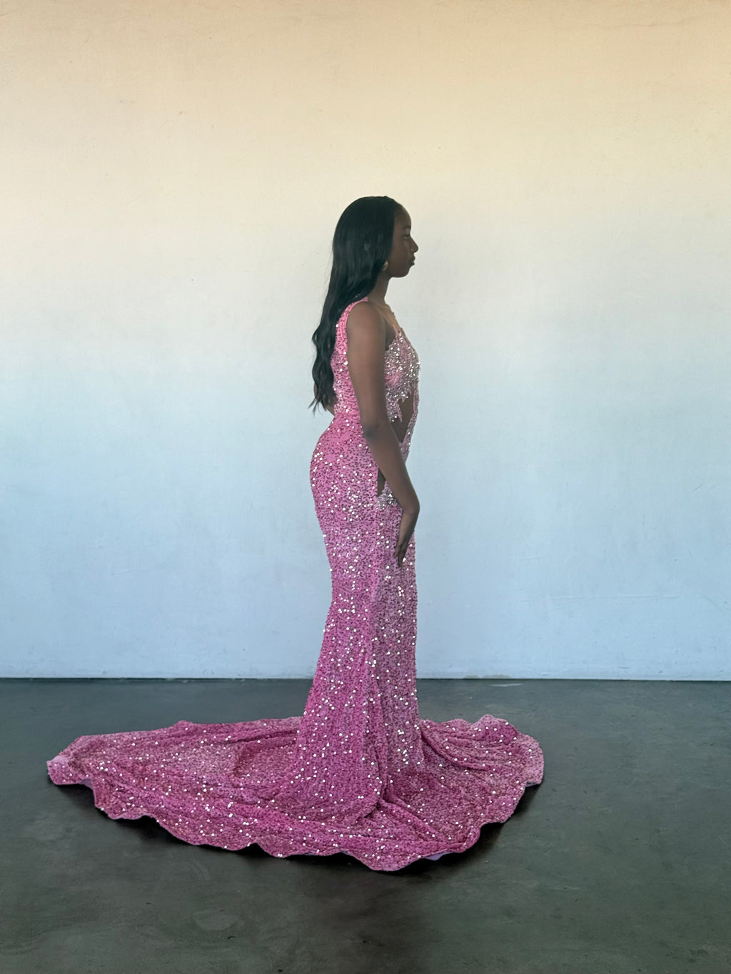 Pink Blossom Gown (M)